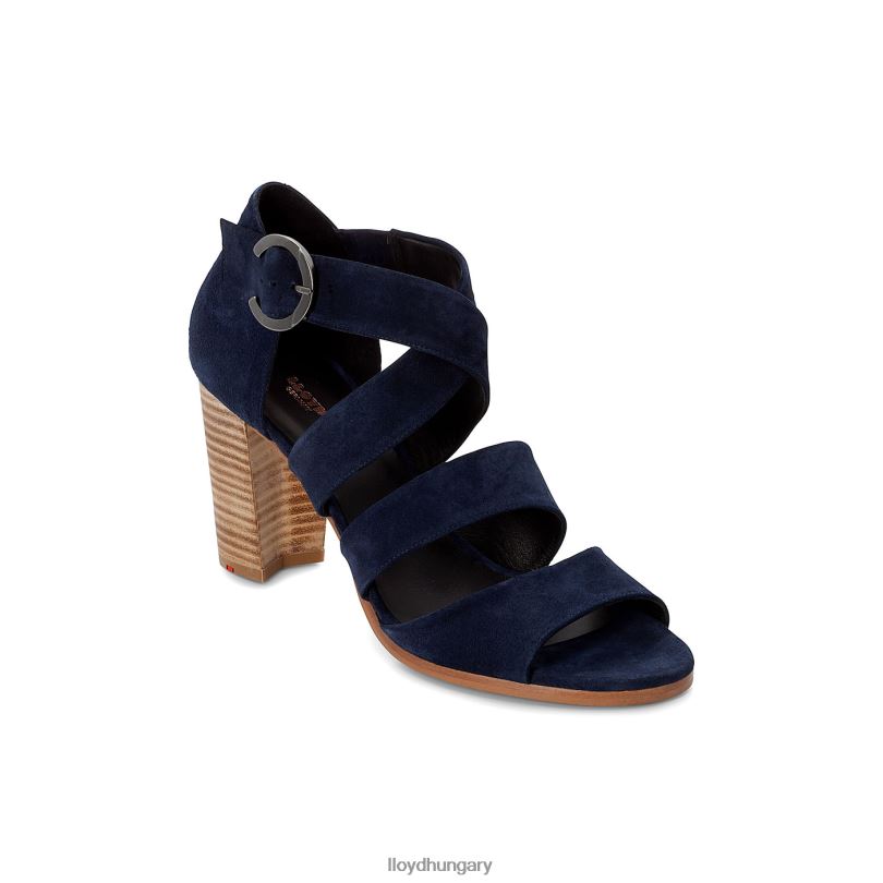 cipő HU LLOYD nők velúr felületű szandál kék 6444N1170