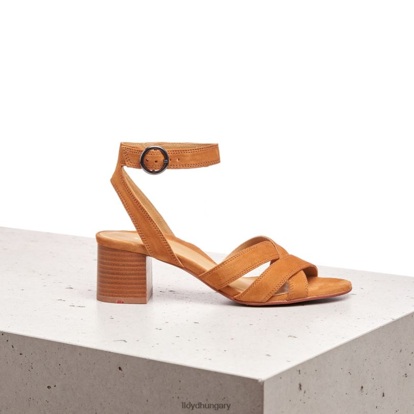 cipő HU LLOYD nők velúr szandál barna 6444N1155