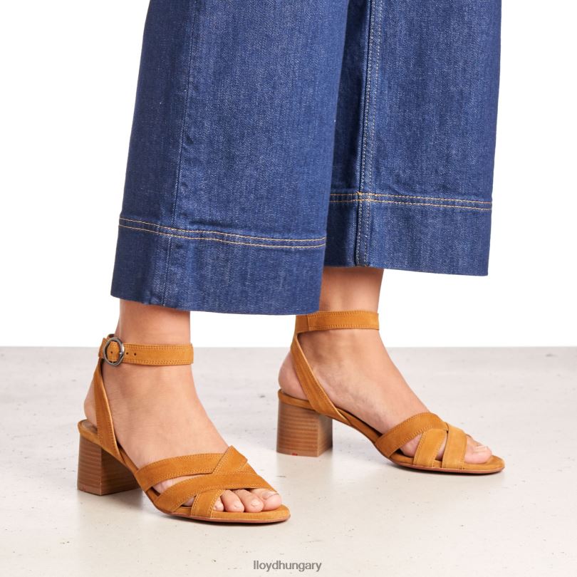 cipő HU LLOYD nők velúr szandál barna 6444N1155