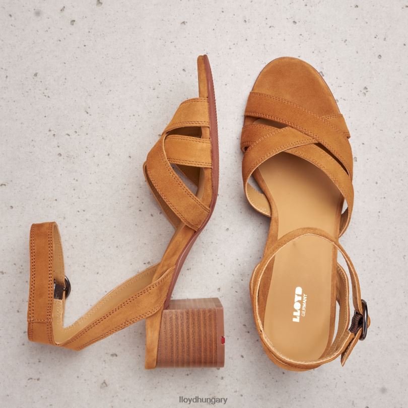 cipő HU LLOYD nők velúr szandál barna 6444N1155