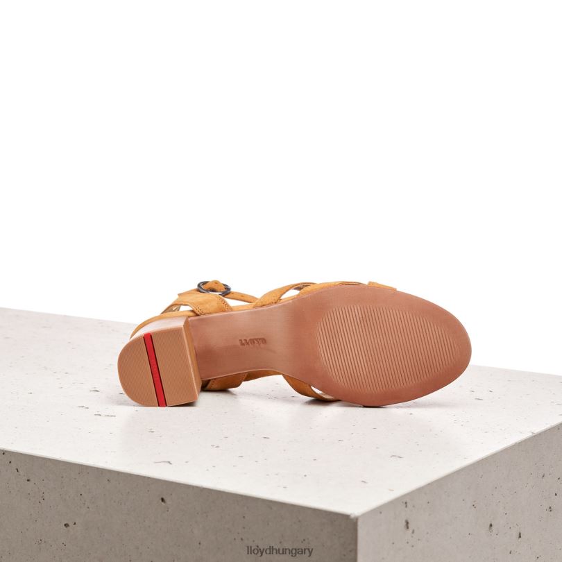 cipő HU LLOYD nők velúr szandál barna 6444N1155