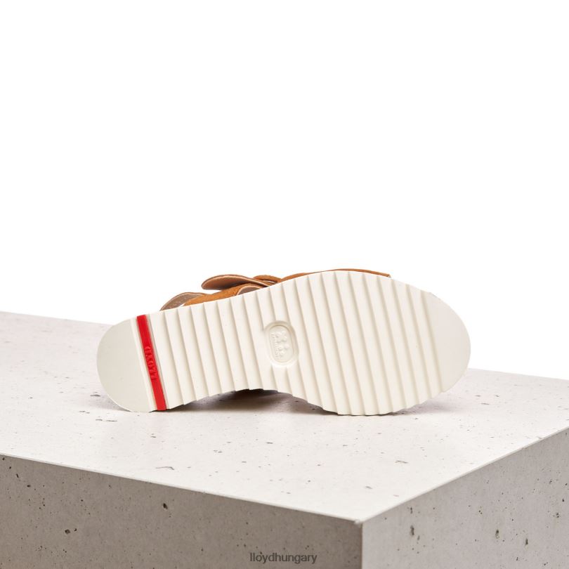 cipő HU LLOYD nők velúr szandál barna 6444N1214