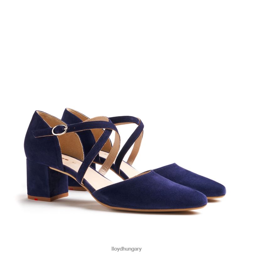 cipő HU LLOYD nők velúr szandál kék 6444N1082
