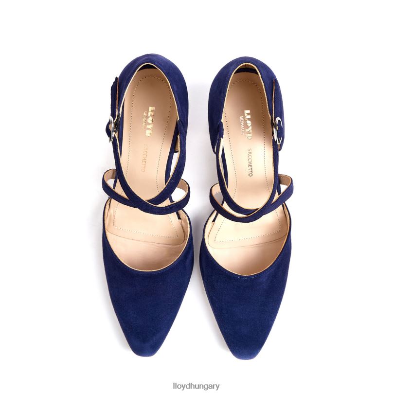 cipő HU LLOYD nők velúr szandál kék 6444N1082