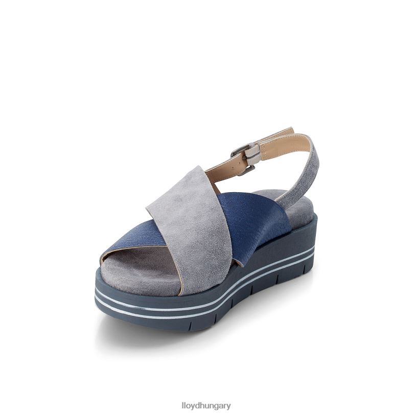 cipő HU LLOYD nők velúr szandál kék 6444N1251