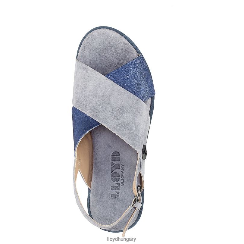 cipő HU LLOYD nők velúr szandál kék 6444N1251