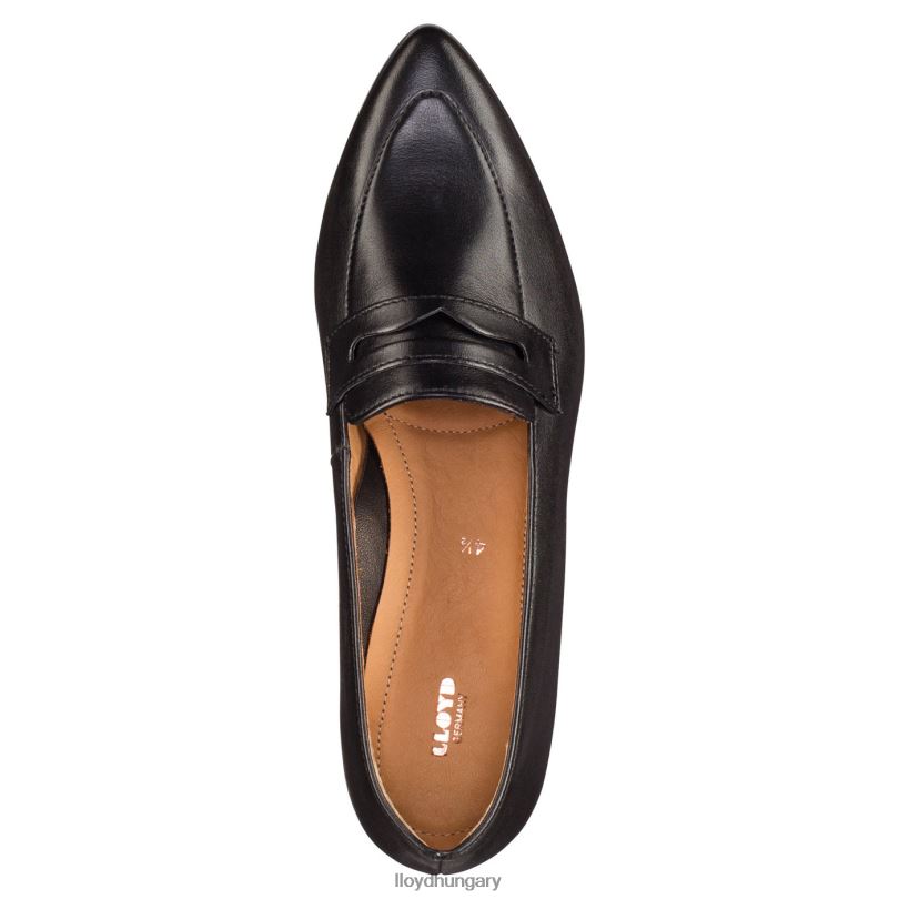cipő HU LLOYD nők balerina pumpák fekete 6444N1096