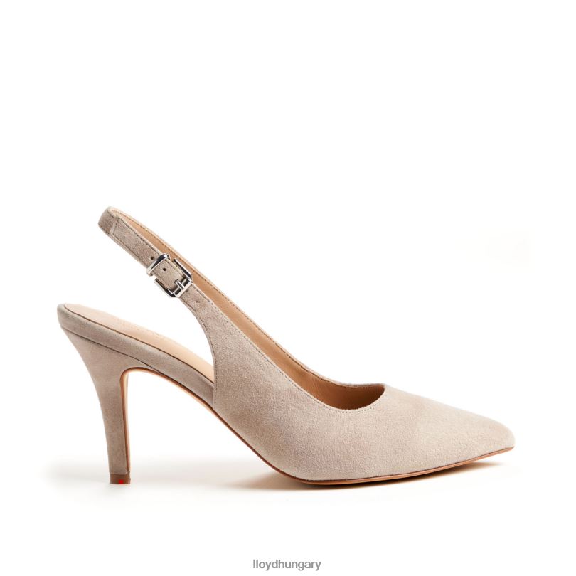 cipő HU LLOYD nők durva bőr pumpák bézs 6444N1013