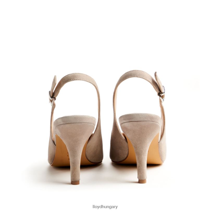 cipő HU LLOYD nők durva bőr pumpák bézs 6444N1013