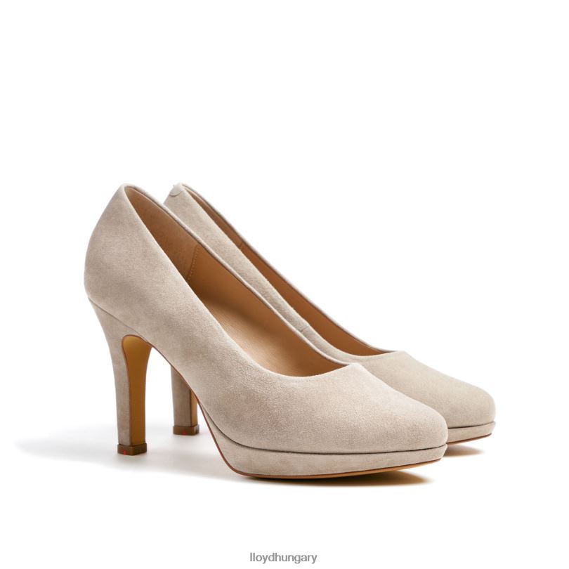 cipő HU LLOYD nők durva bőr pumpák barna 6444N1017