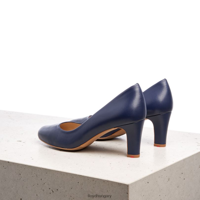 cipő HU LLOYD nők durva bőr pumpák kék 6444N1052