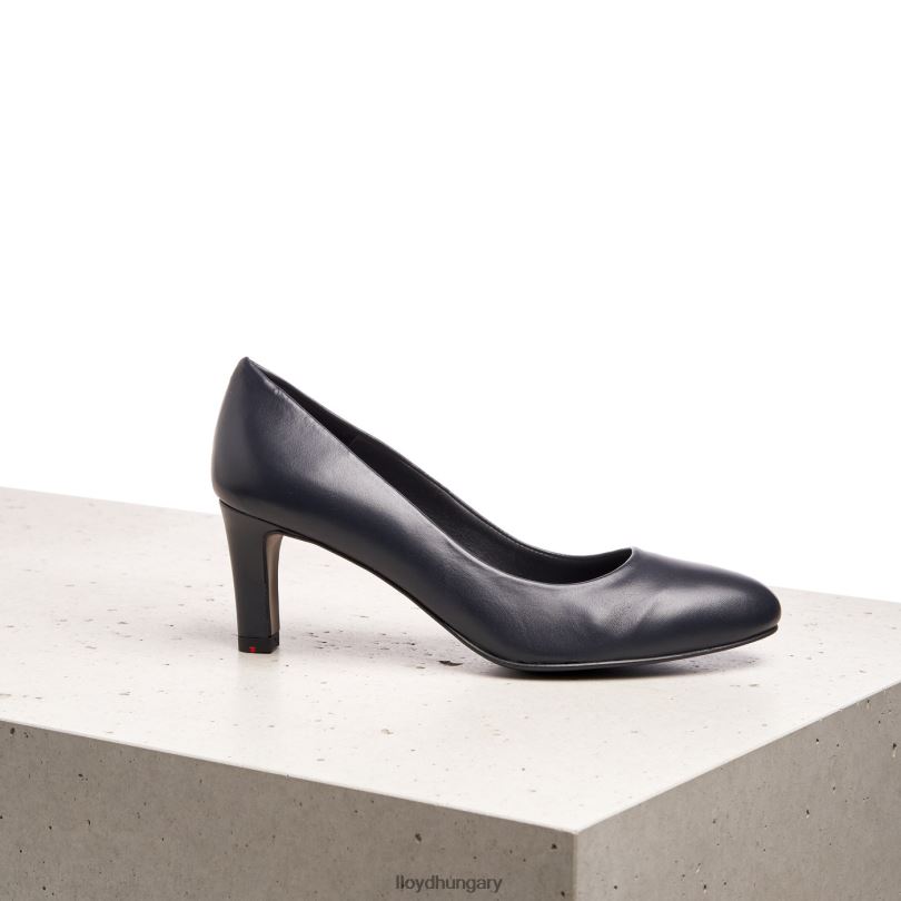 cipő HU LLOYD nők durva bőr pumpák kék 6444N1062