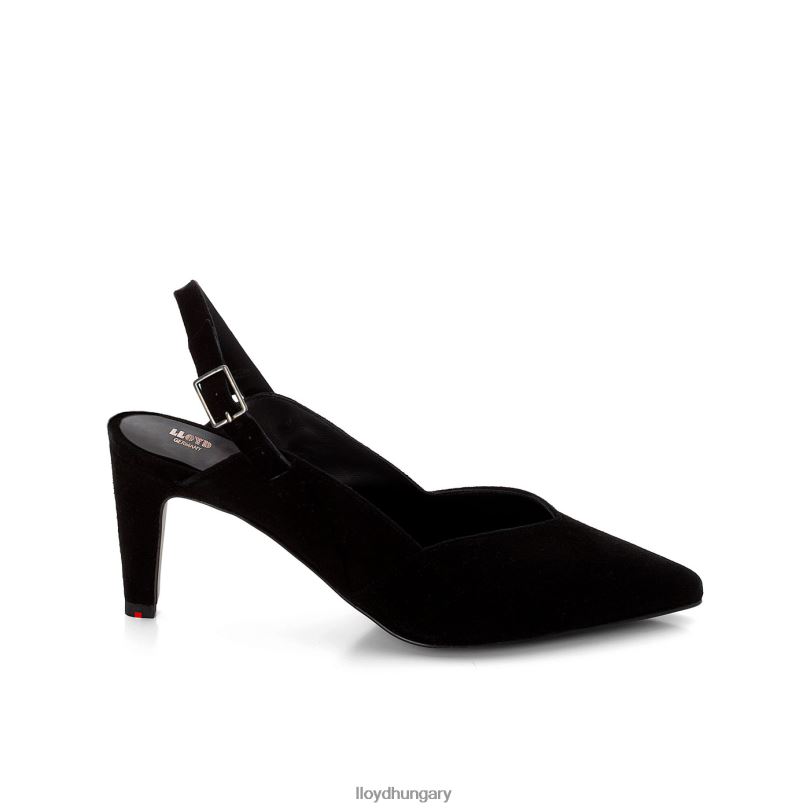 cipő HU LLOYD nők parittya fekete 6444N1070
