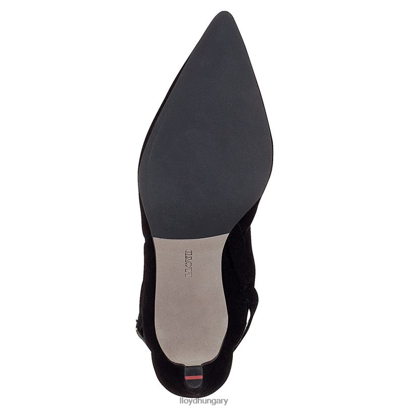 cipő HU LLOYD nők parittya fekete 6444N1070