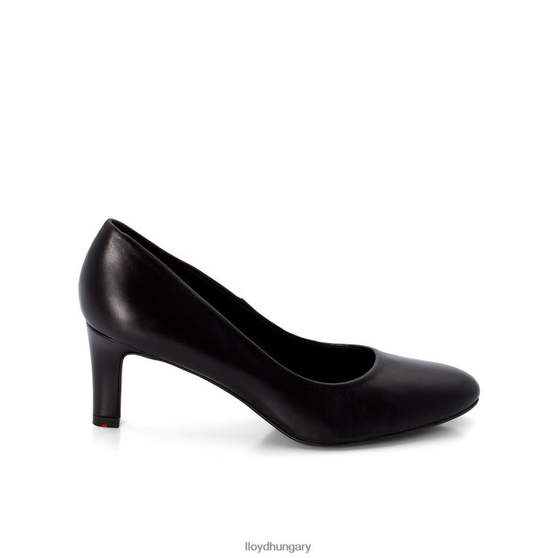 cipő HU LLOYD nők sima bőr pumpák fekete 6444N1007