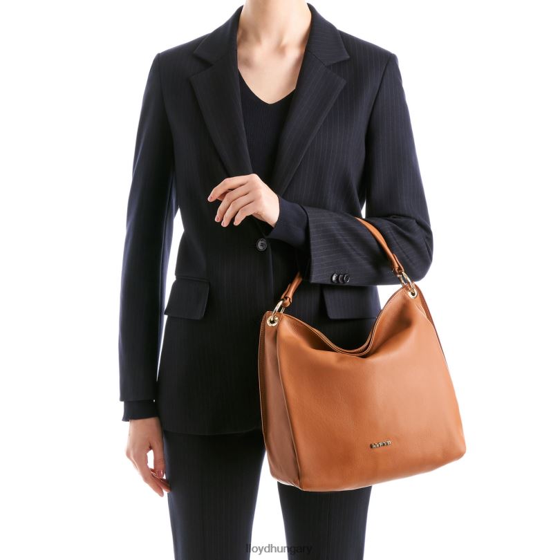 kiegészítők HU LLOYD nők hobo táska barna 6444N1291